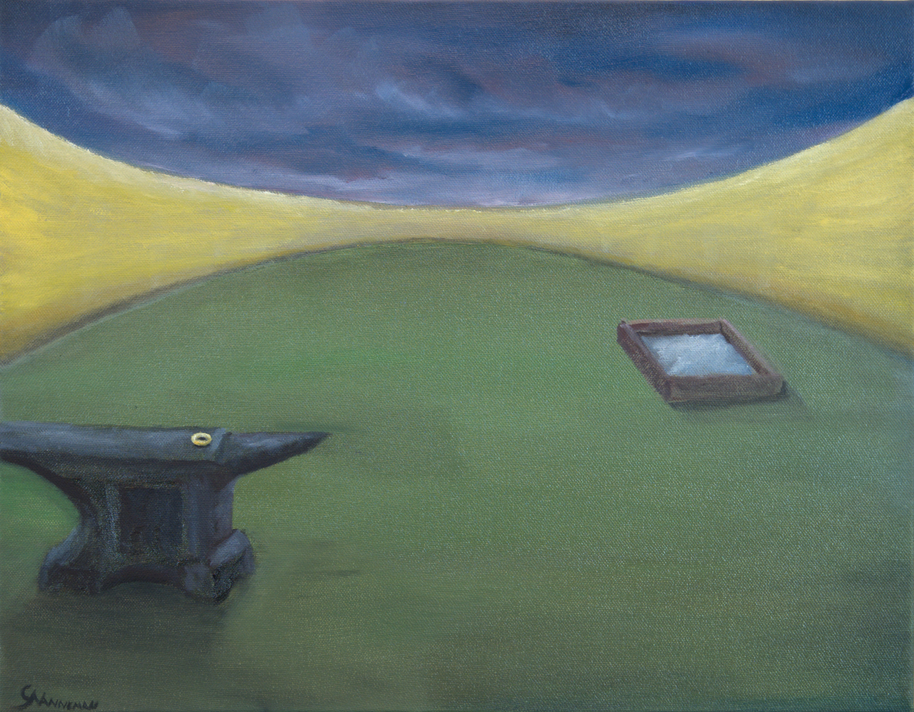 all the same — oil on canvas