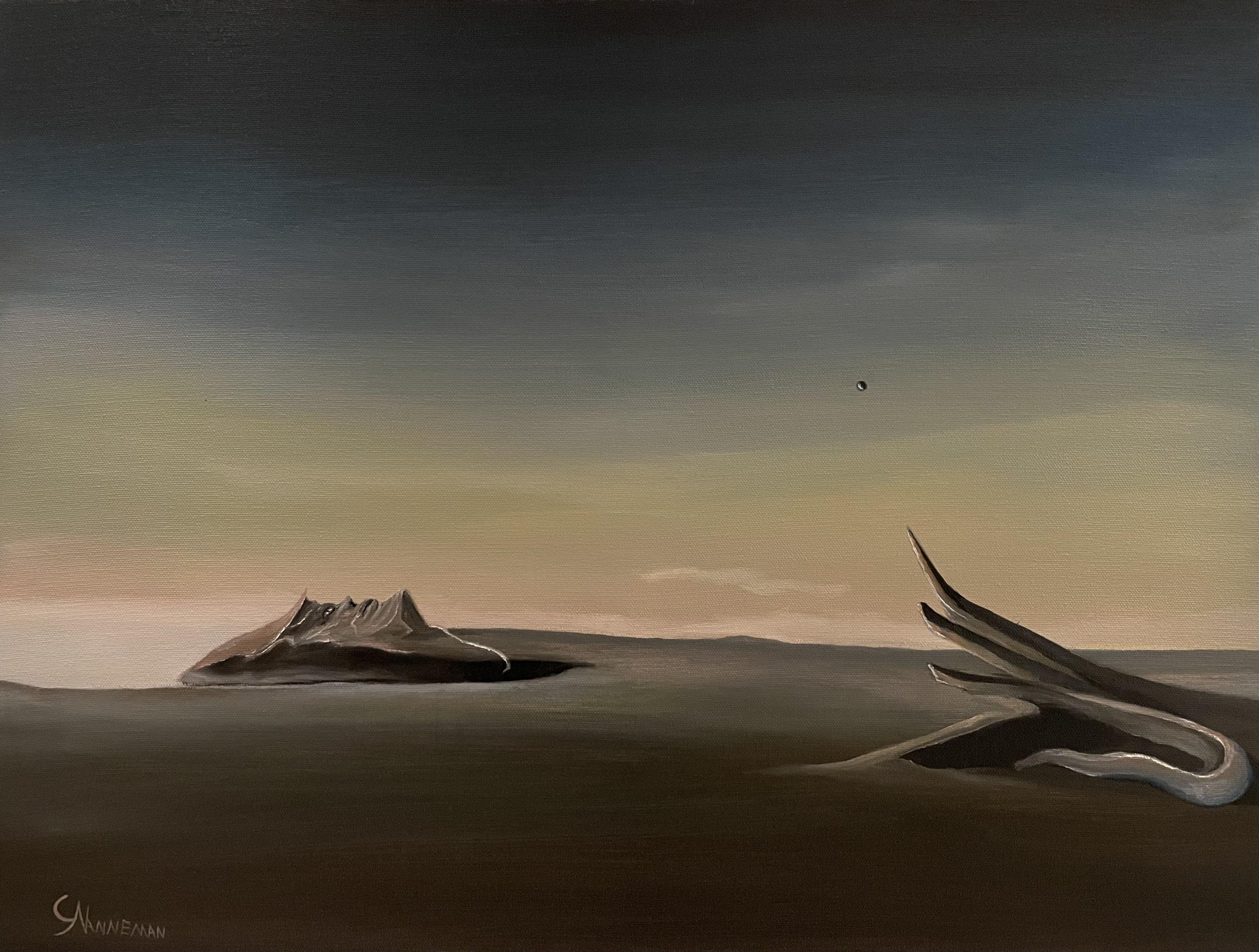 arrival of consciousness — oil on canvas