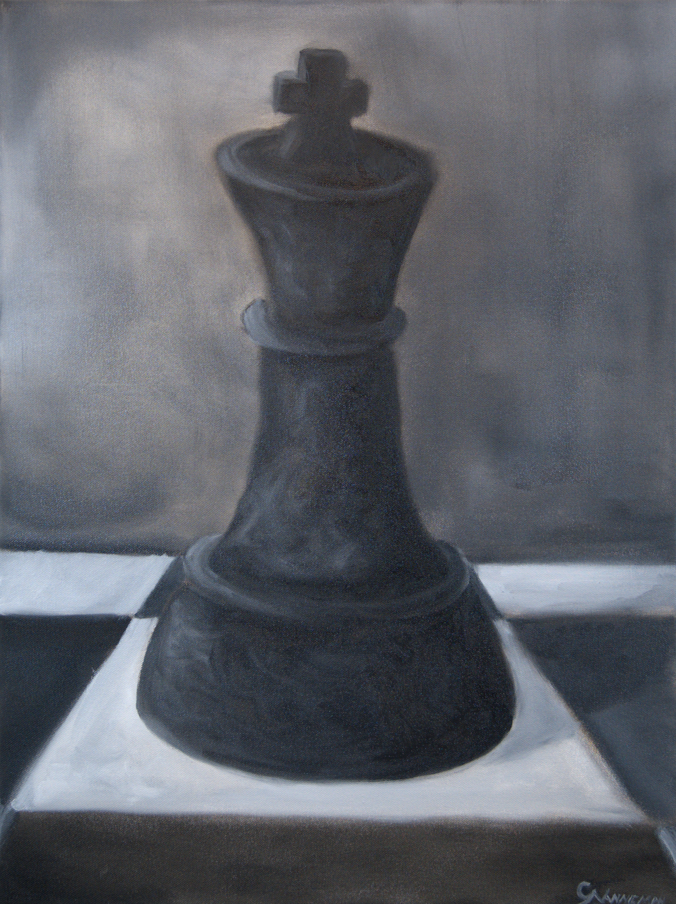 King — oil on canvas