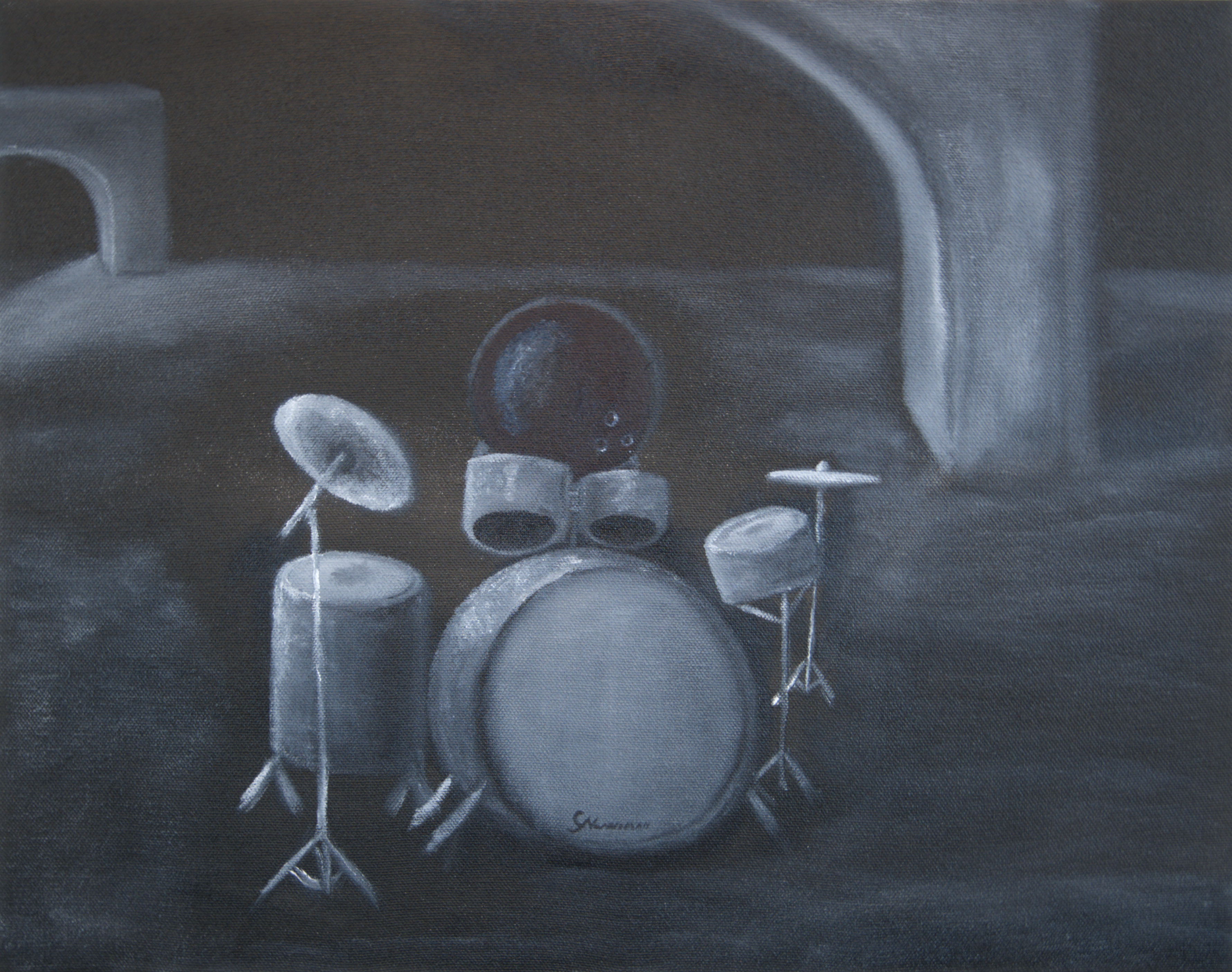 Drums — oil on canvas